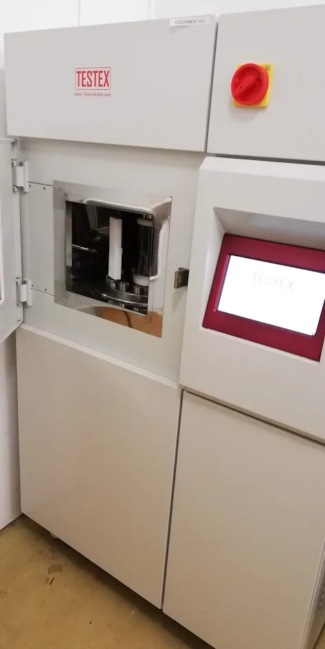 Textile testing equipment in LASRA laboratory